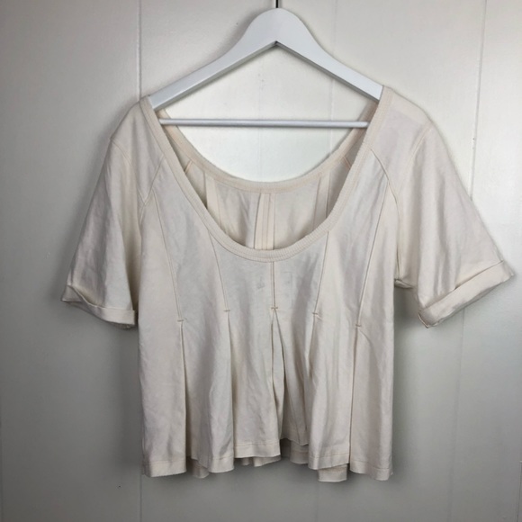 Free People Tops - We The Free Free People Ruffle Off White SP 127